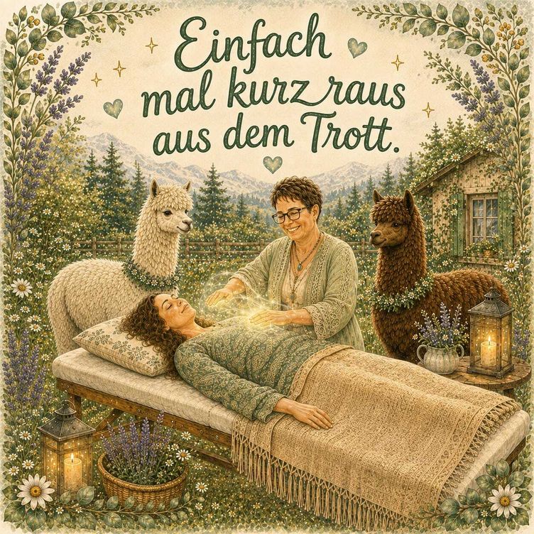 Reiki Anwendung - Raus aus dem Trott